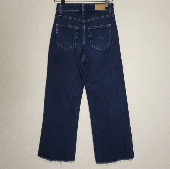 PAIGE Anessa Raw Hem Denim Jeans size 24 - Picture 2 of 7